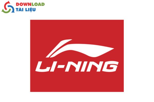 mẫu li ning logo đẹp