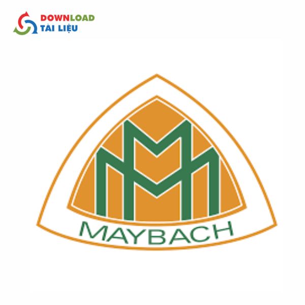 maybach logo xanh vàng