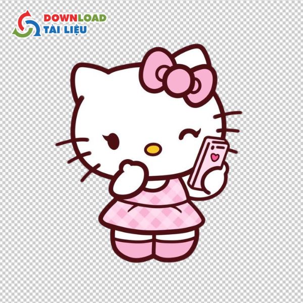 mèo hello kitty vector