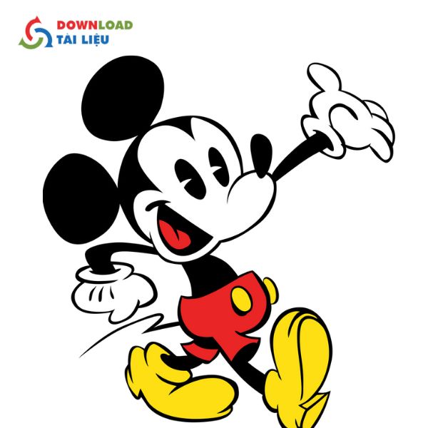 mickey mouse logo vector