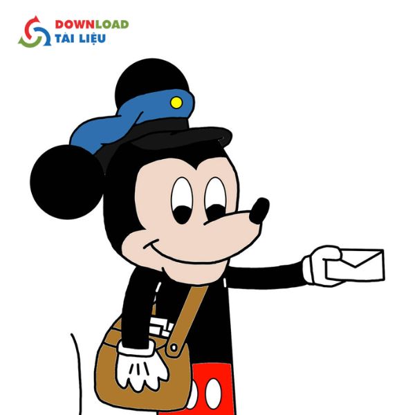 mickey hand vector