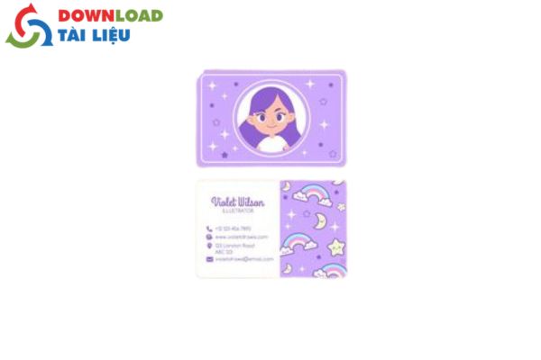 nền card visit đẹp vector