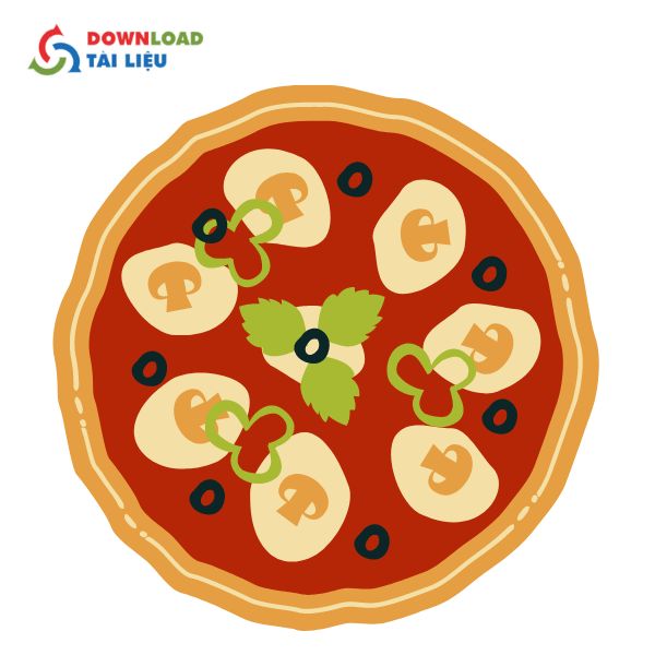 pizza pattern vector