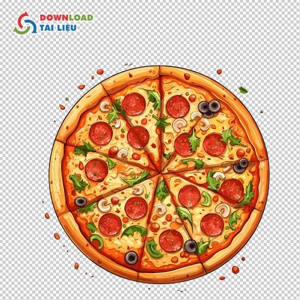 pizza clipart vector