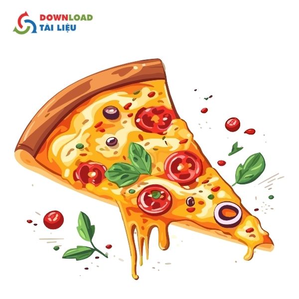 pizza slice vector