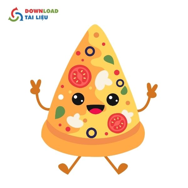 pizza background vector