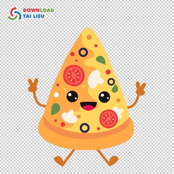 cheese pizza vector