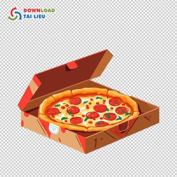 pizza box vector