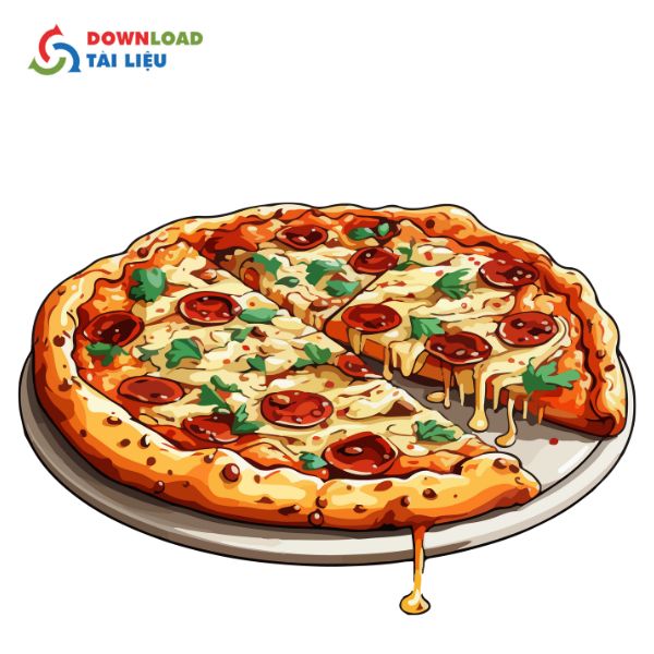 pizza clipart vector