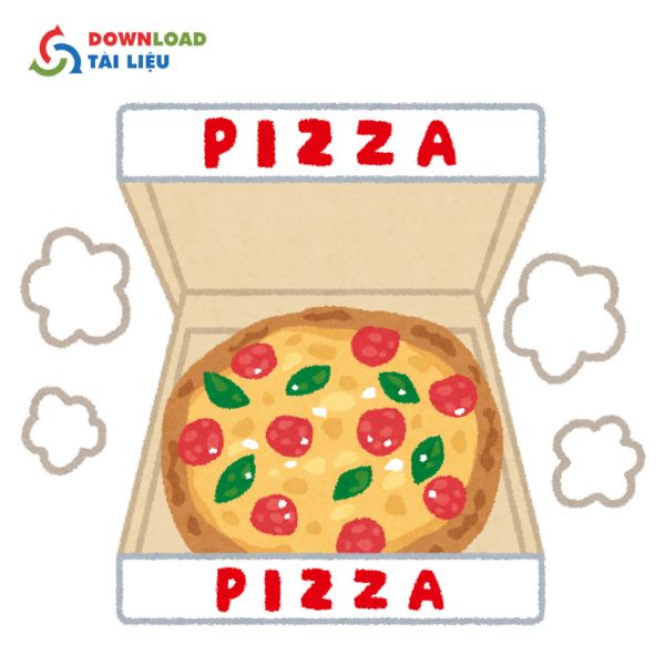 pizza icon vector