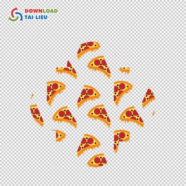 pizza pattern vector