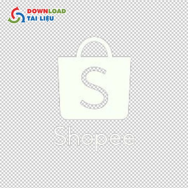 shopee logo white