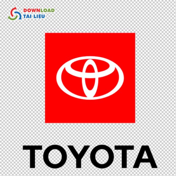 toyota logo màu đỏ