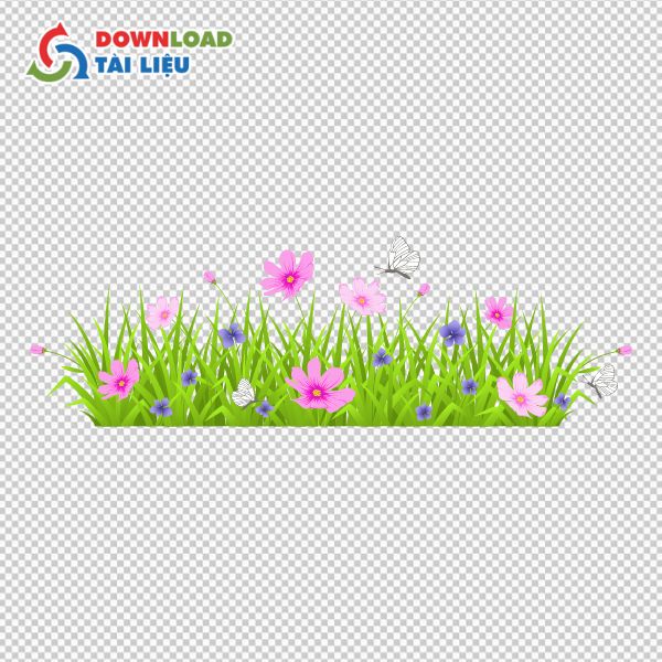 vector cỏ cây hoa lá