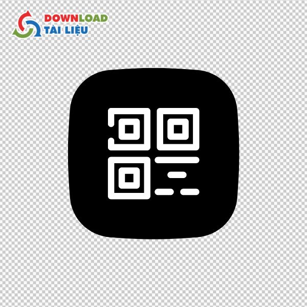 white qr code vector