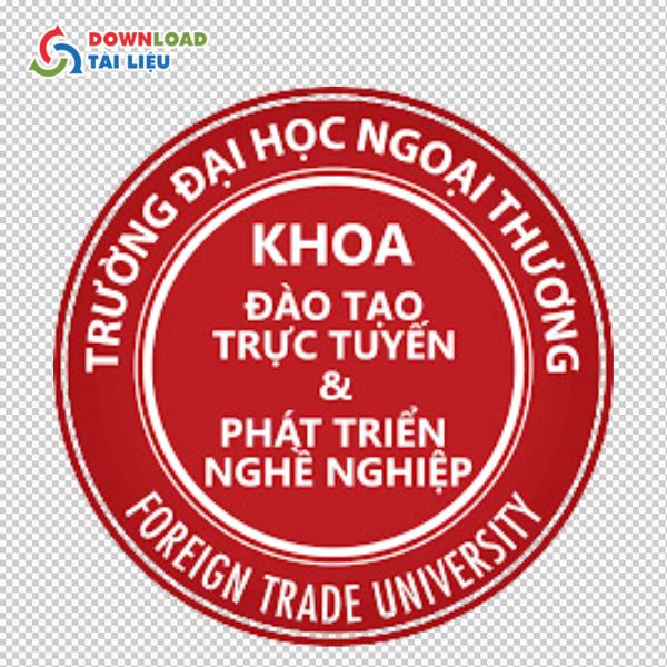 logo của đại học ngoại thương