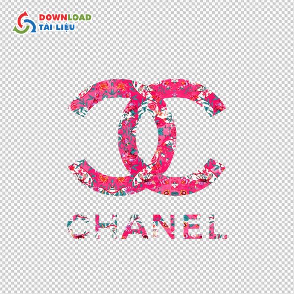 chanel logo màu hồng