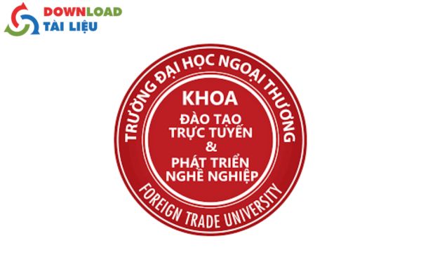 logo của đại học ngoại thương