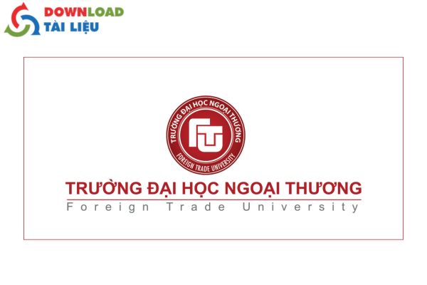 logo đại học ngoại thương