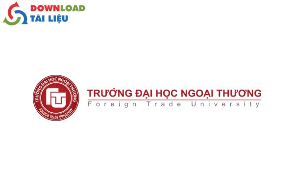 logo đh ngoại thương