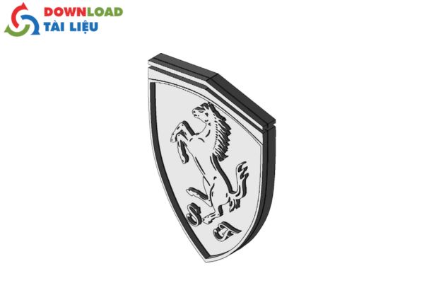 logo ferrari 3d