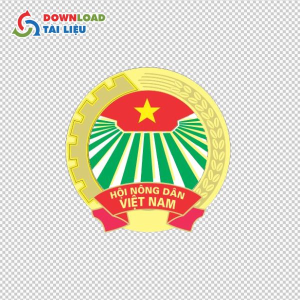 logo hội nông dân vector