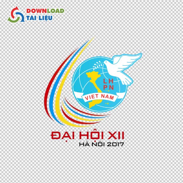 logo hội phụ nữ việt nam vector