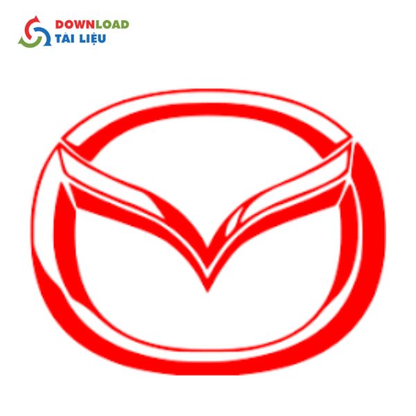 mazda logo màu đỏ