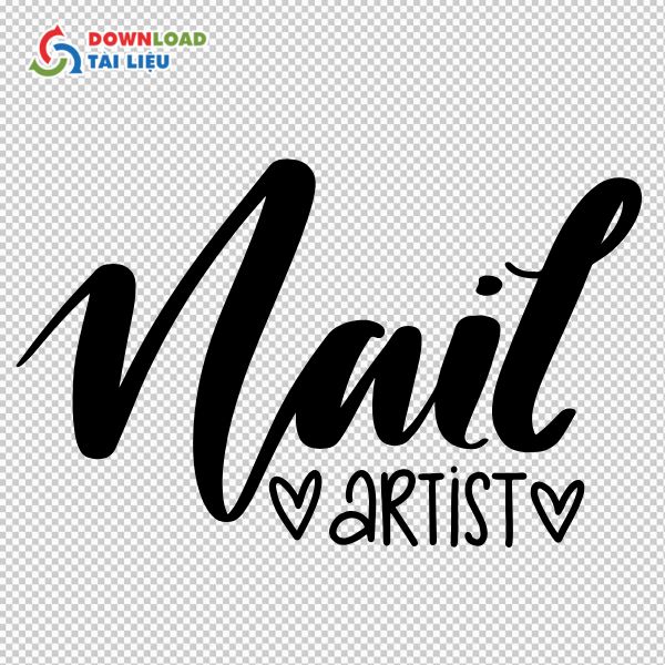 logo nail đẹp vector