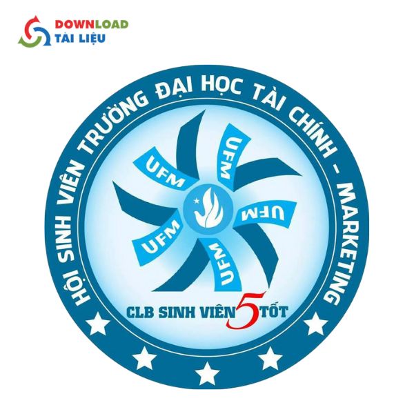 logo đại học tài chính marketing