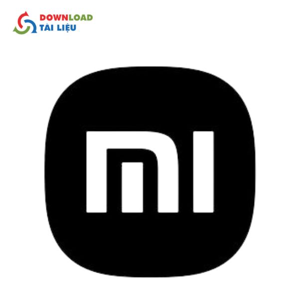 xiaomi logo nền tối