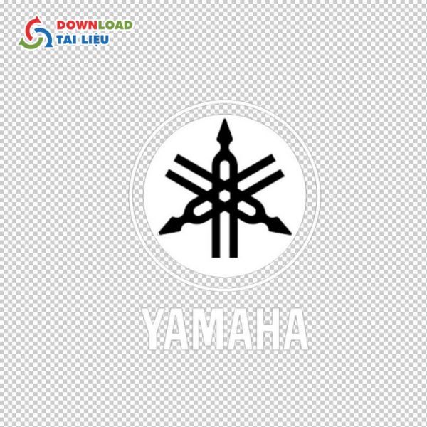 logo yamaha màu trắng