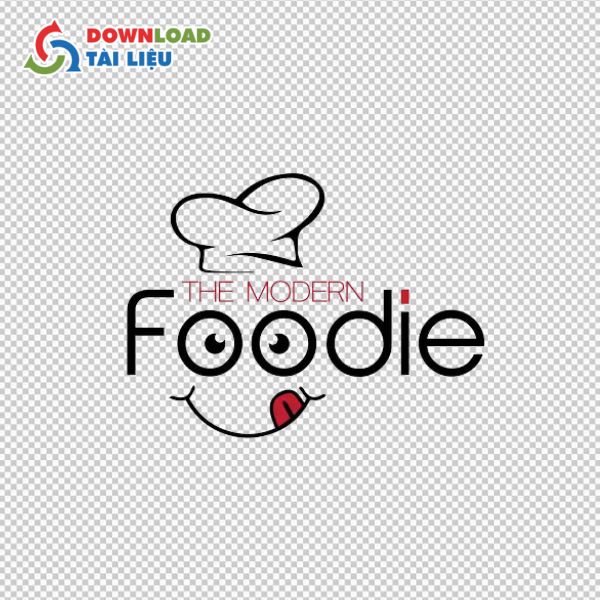 mẫu logo foodie độc đáo