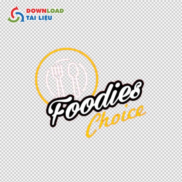 mẫu thiết kế logo foodie