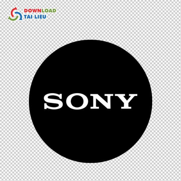 sony logo khung tròn