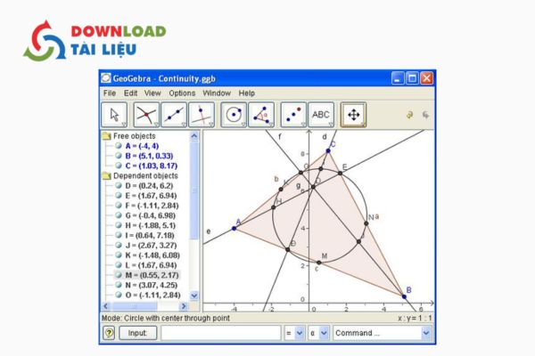 Giới Thiệu Về GeoGebra