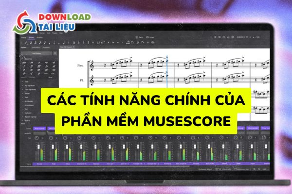 Các tính năng chính của phần mềm MuseScore