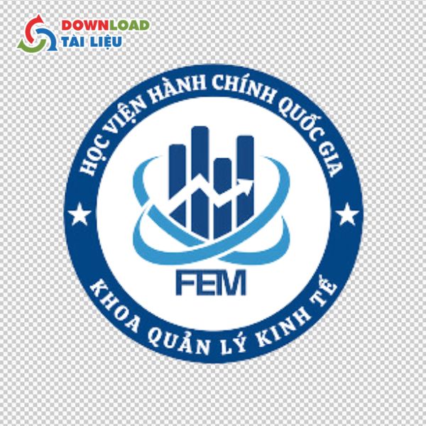 Logo ngành quản lý kinh tế-học viên hành chính quốc gia