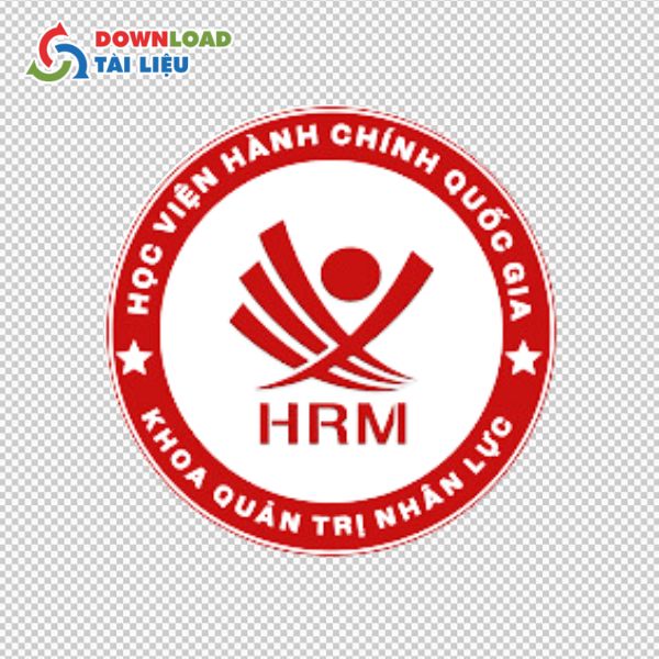 Logo ngành quản trị nhân lực-học viên hành chính quốc gia