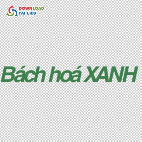 text bách hoá xanh logo