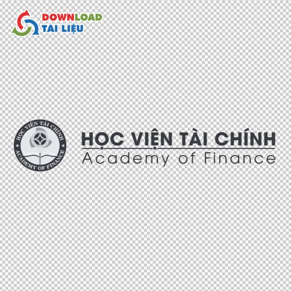 logo của trường học viện tài chính