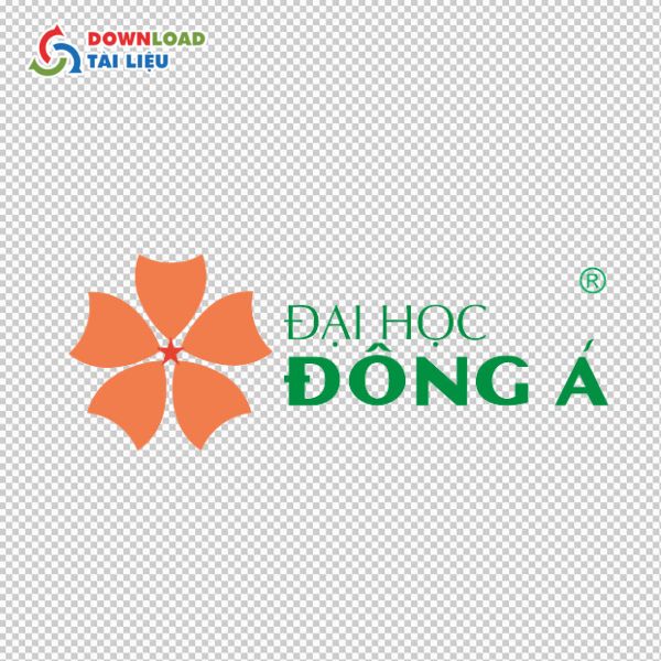 đại học đông á logo đơn giản