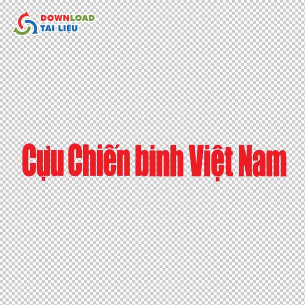 text cựu chiến binh việt nam logo