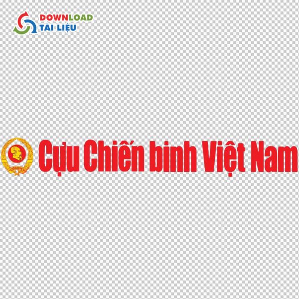 logo hội cựu chiến binh việt nam vector text