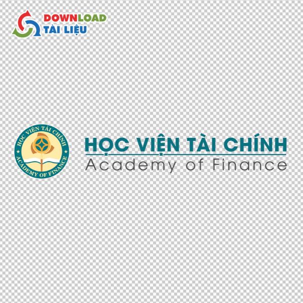 logo trường học viện tài chính