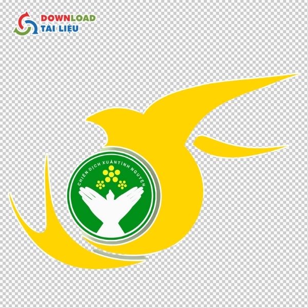 logo xuân tình nguyện én vàng