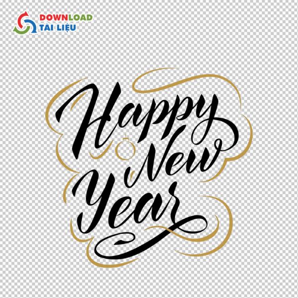 vector happy new year đẹp