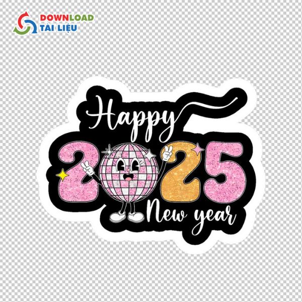 happy new year 2025 vector