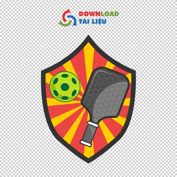 Mẫu Pickleball Vector Dành Cho Poster Giải Đấu