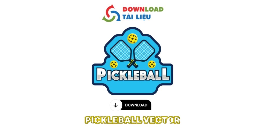 pickleball vector